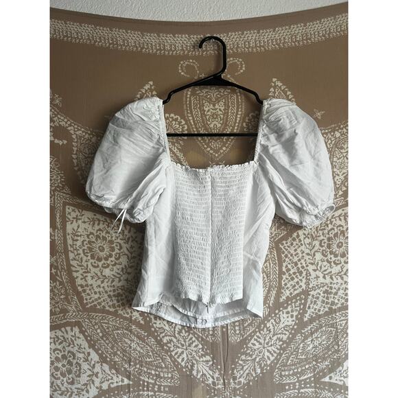 Reformation Klaire Top in White - Picture 7 of 7